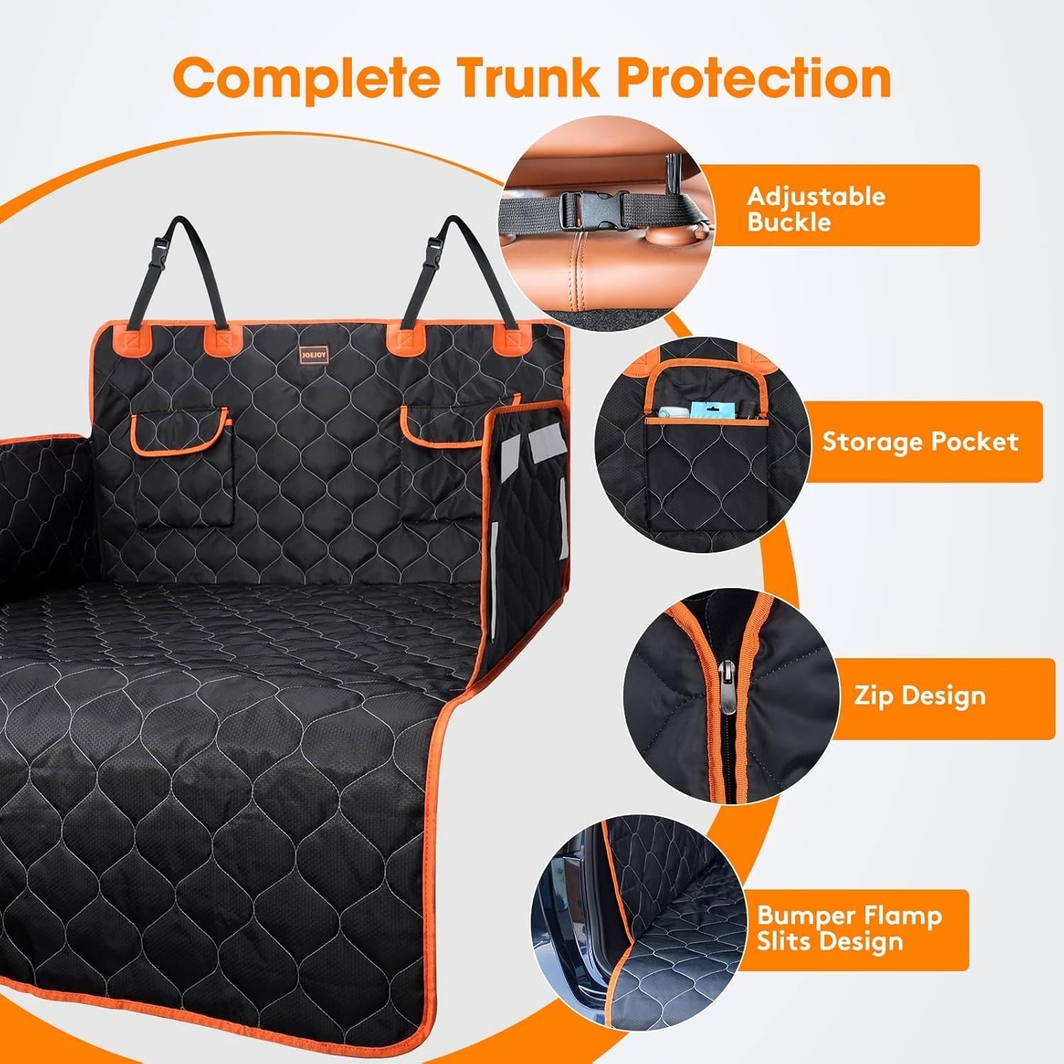Waterproof Dog Car Boot Protector SUV Trunk Liner Non Slip Cover
