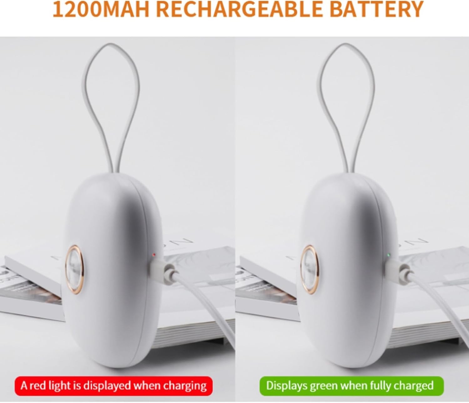 Vibrating Alarm Clock for Heavy Sleepers Deaf Hearing Impaired Travel USB
