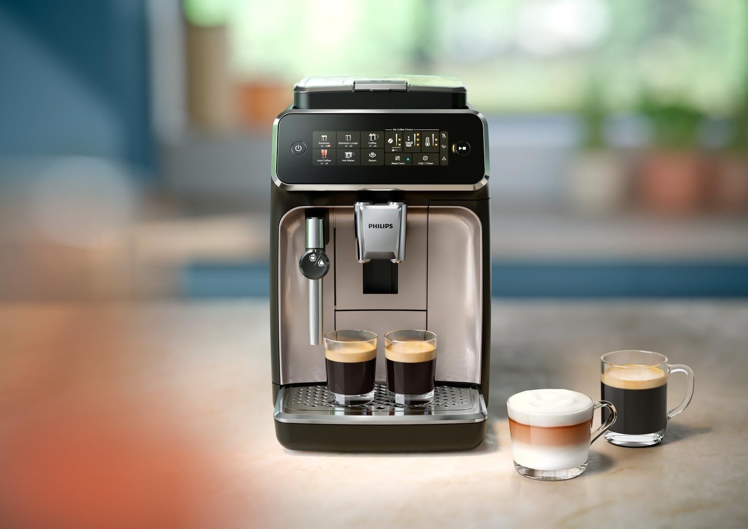 Automatic Bean to Cup Coffee Machine | Milk Frother | Silent Brew | 1.8L Tank