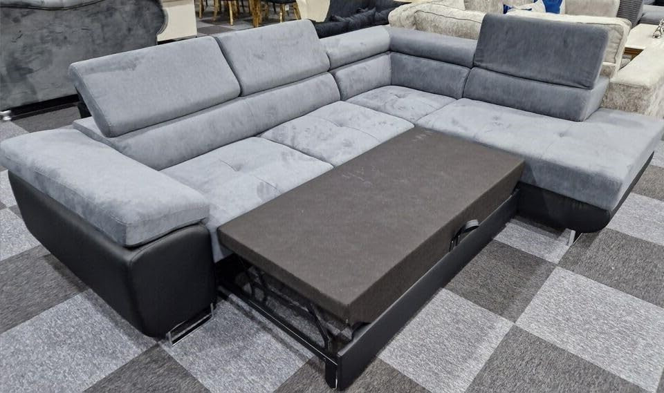 Modular 5-Seater L-Shape Sofa Bed with Storage – Comfy Modern Lounge
