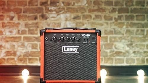 LX15B 15W Bass Guitar Amp Portable Combo with Headphone & AUX - Red