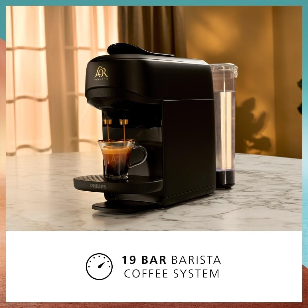 19 Bar Capsule Coffee Maker | Dual Recognition Espresso Machine
