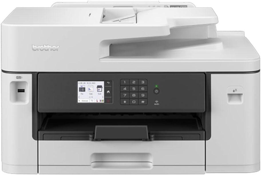 A3 Colour Inkjet Printer 4-in-1 Wi-Fi USB Auto-Duplex Black/White