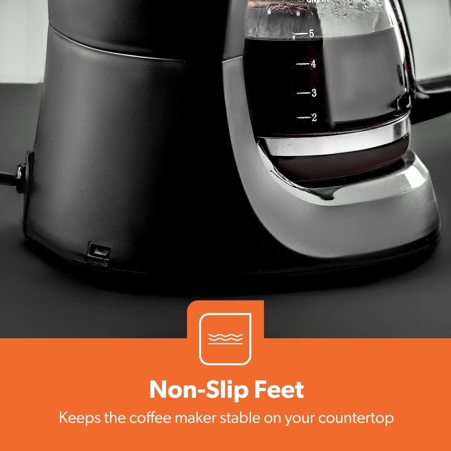 750ml Filter Coffee Maker 600W | Fast Brew | Anti-Drip | Keep Warm | Glass Caraf