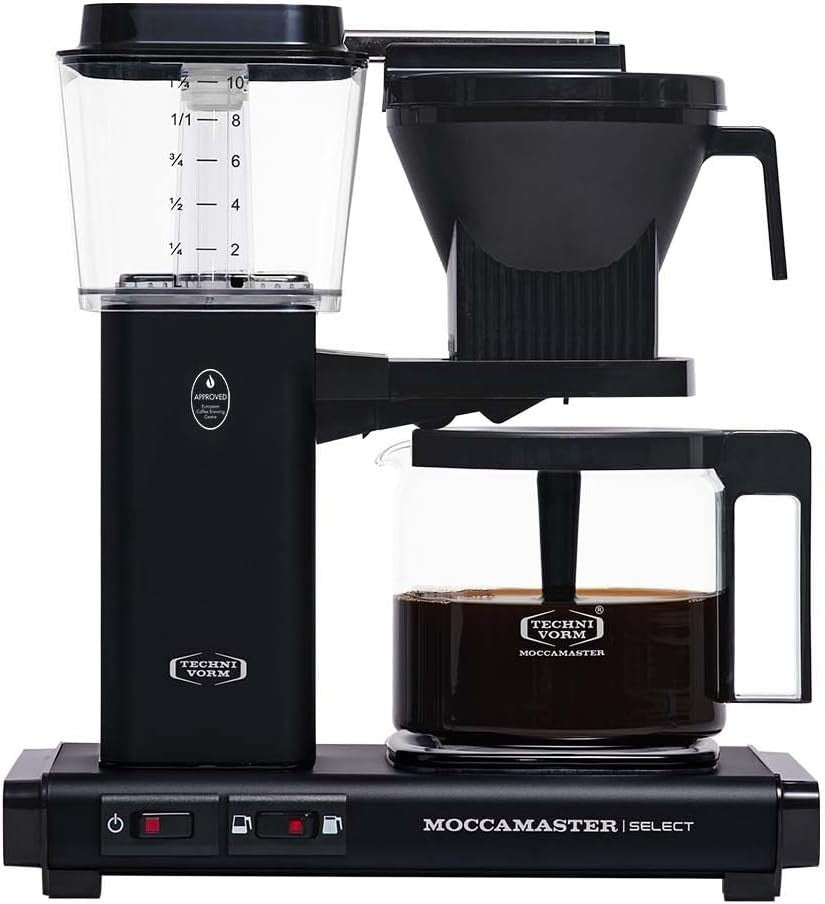 Premium Filter Coffee Machine 1.25L | Fast Brew, Copper Heating, Quiet Operation