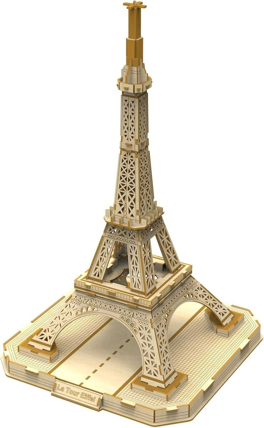 3D Wooden Eiffel Tower Puzzle Model Kit – DIY Mechanical Craft, 105 PCS