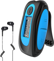IPX8 Waterproof MP3 Player Clip 8GB Swim Surf Headphones