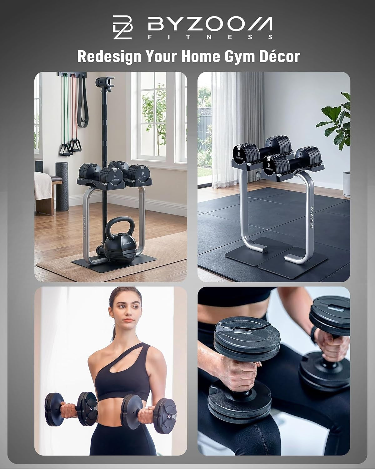 12.5lb Adjustable Dumbbells Pair 5-in-1 Quick Select Home Gym Weights