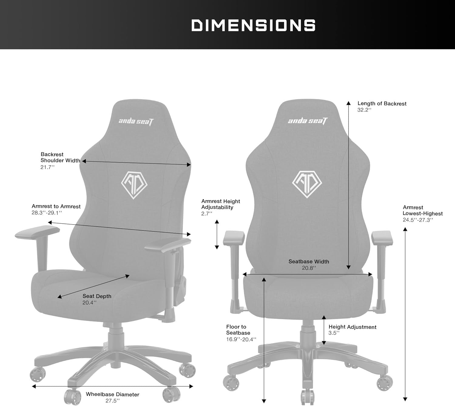 Reclining Gaming Chair Ergonomic Office Seat w/ Lumbar Support