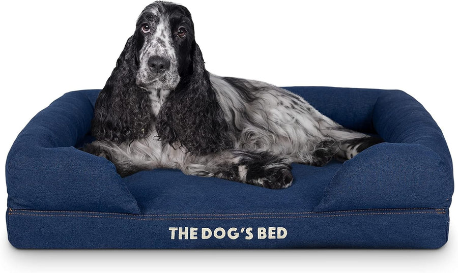 Orthopedic Waterproof Dog Bed Medium Memory Foam 77x60cm