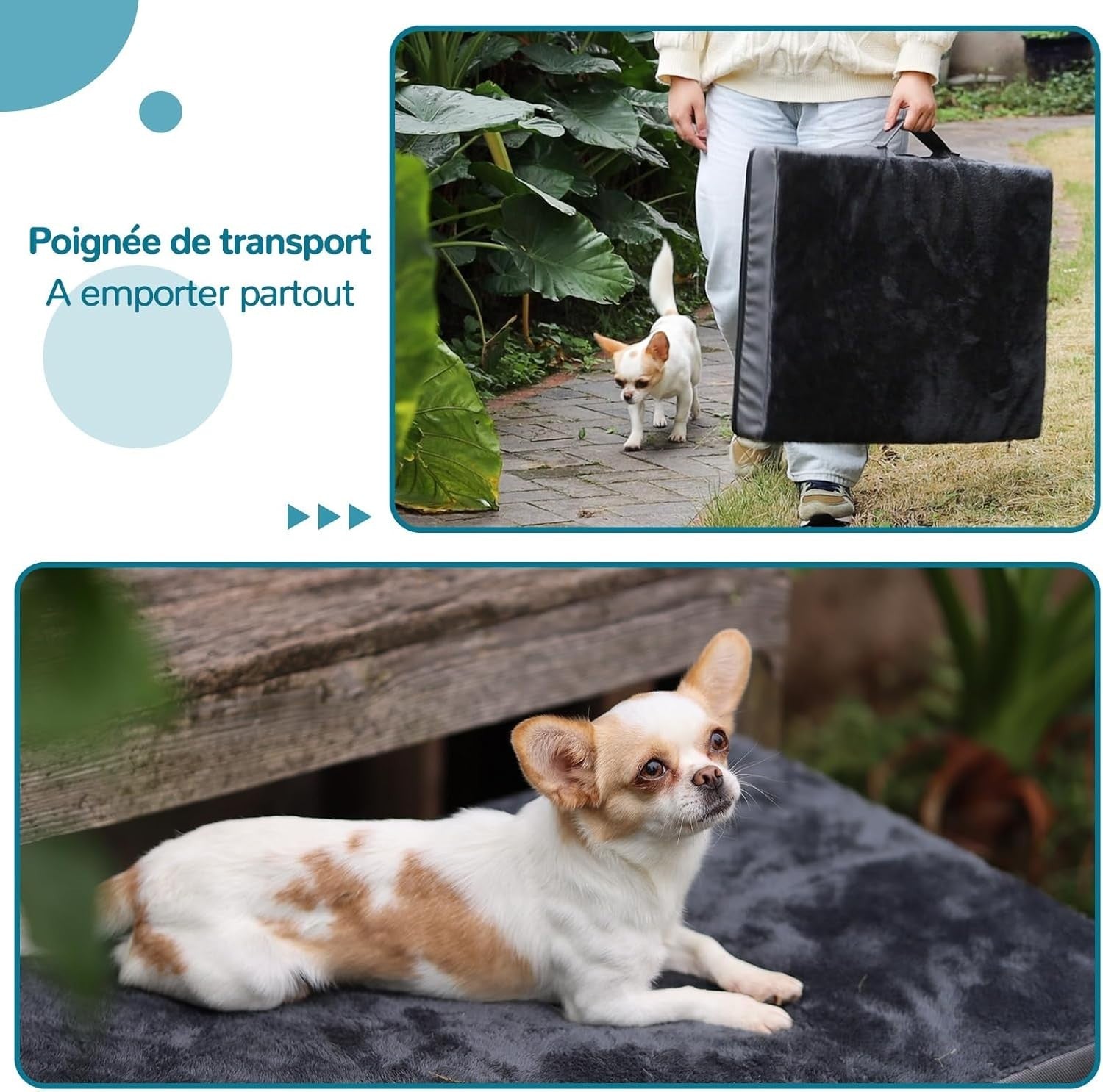 XL Waterproof Orthopedic Dog Bed 120x75x7.5cm Washable