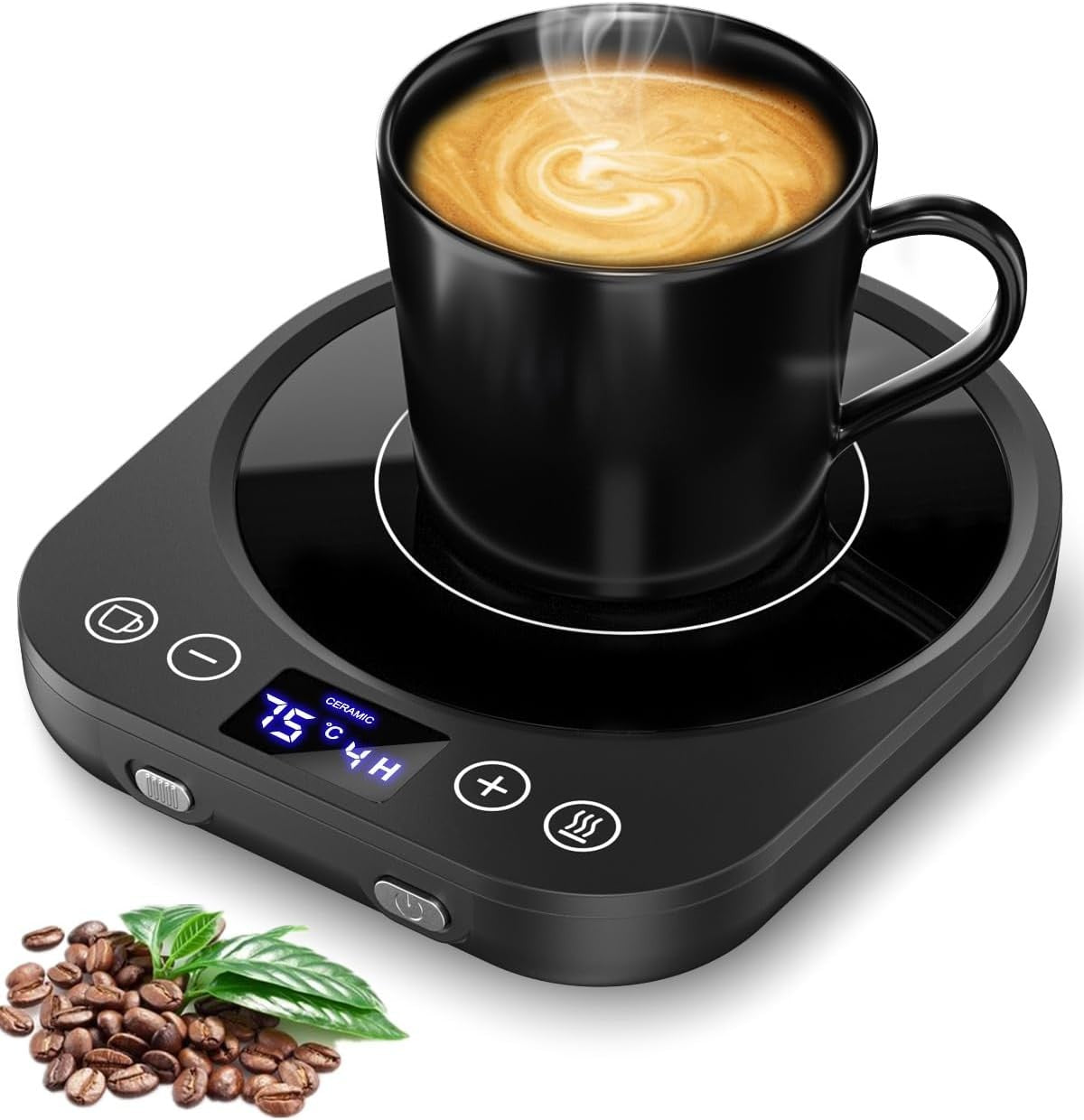 Smart Coffee Mug Warmer 9 Temp Settings Gravity Sensor Timer