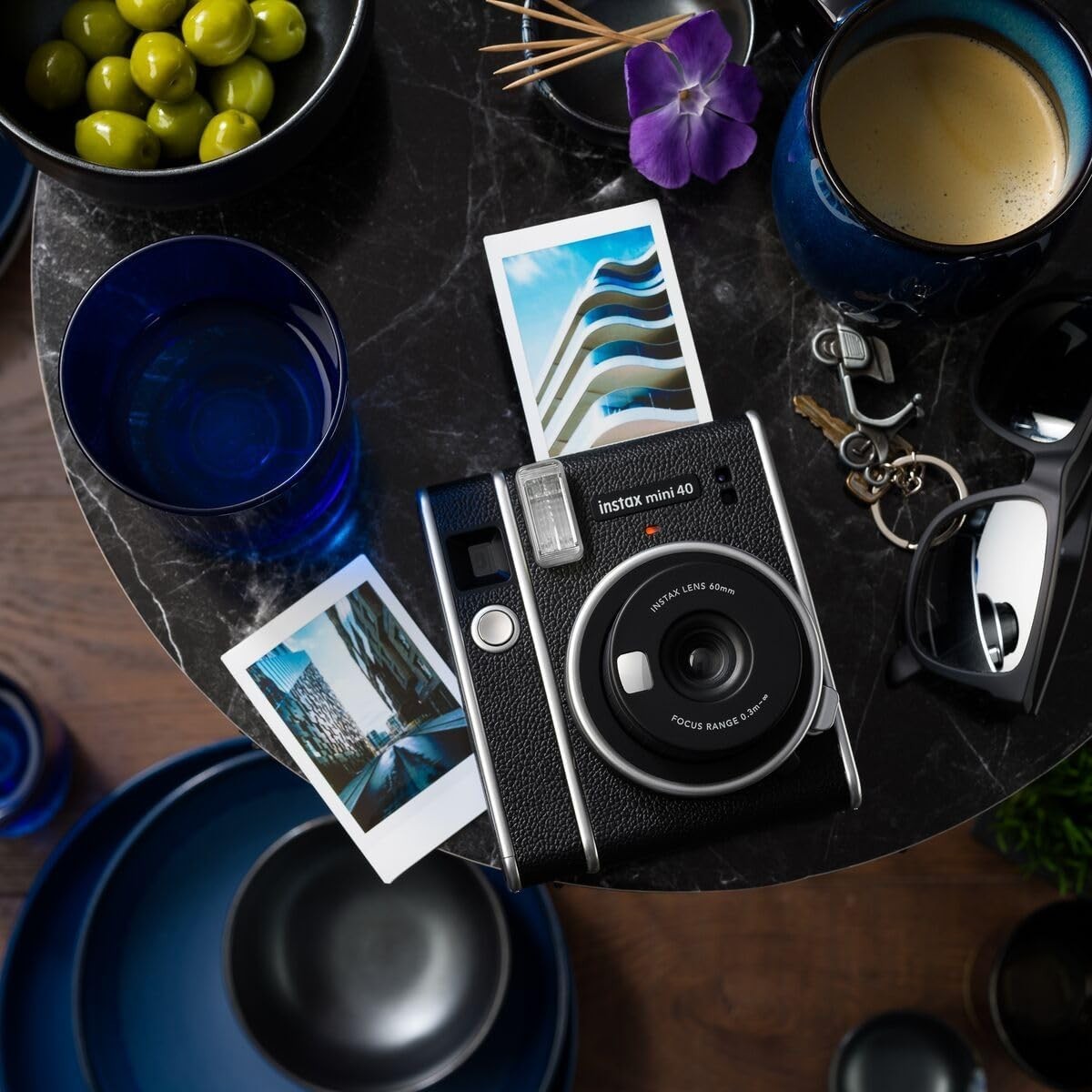 Instant Film Camera Mini Photo Camera Selfie Lens Auto Exposure