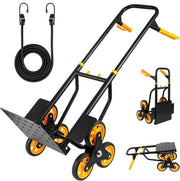 Stair Climbing Hand Truck 330lb Heavy Duty Folding Dolly 6 Wheel