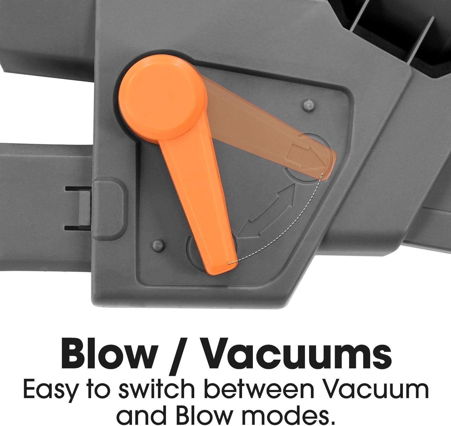 Electric Leaf Blower Vacuum 3000W 3-in-1 Mulcher 35L Bag Wheels