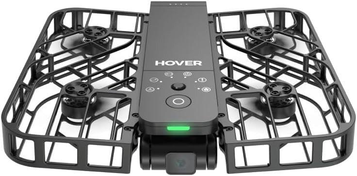 2.7K HDR Foldable Self-Flying Drone with Follow-Me Mode & Palm Takeoff