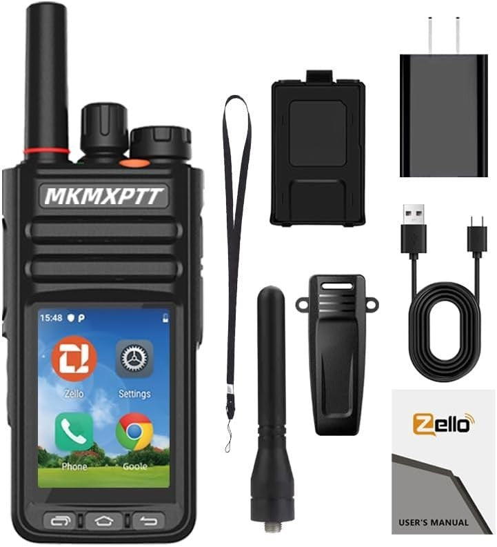 4G Android Walkie Talkie Touch Screen WiFi GPS Bluetooth POC Radio
