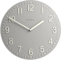 30cm Pale Grey Wall Clock Modern Convex Silent Design Easy-Read Home Decor