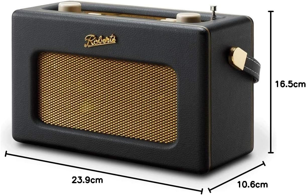Portable FM/DAB/DAB+ Internet Radio with Bluetooth & Wi-Fi Black