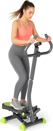 Twister Stepper Machine w/ Adjustable Hydraulic Resistance & LCD Display