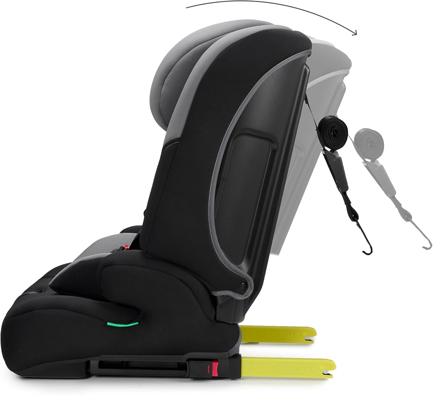 i-Size ISOFIX Car Seat 76–150cm Booster 5-Point Harness Adjustable