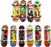Mini Finger Skateboard Set 4pcs Alloy Toy for Kids Tricks