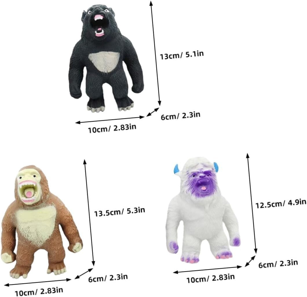 3PCS Cartoon Squeeze Fidget Toys Stress Relief Sensory Squishy