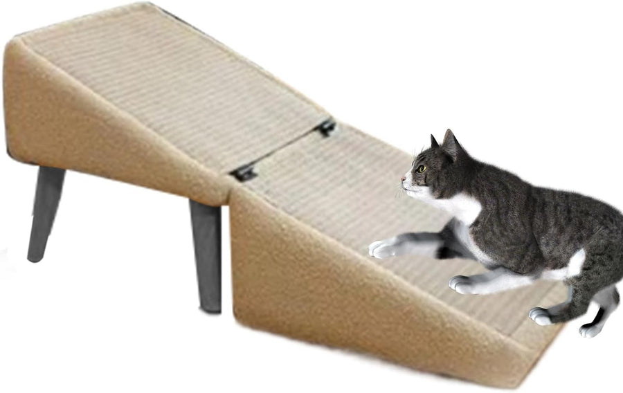 Foldable Lightweight Dog & Cat Pet Steps & Ramp – Non‑Slip Portable Stairs