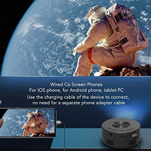 Mini Phone Projector Portable LED Same Screen Kids Home Theater USB