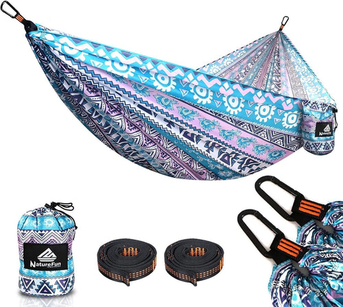 Ultralight Camping Hammock 300kg Load 🌲 Quick-Dry Travel Bed 275x140cm