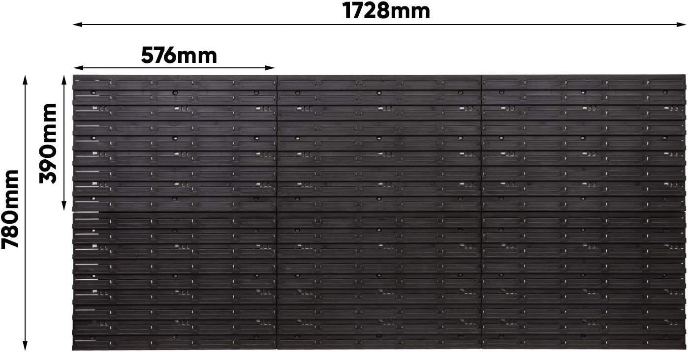 Extra Large Garage Pegboard Tool Storage Wall Organizer Rack