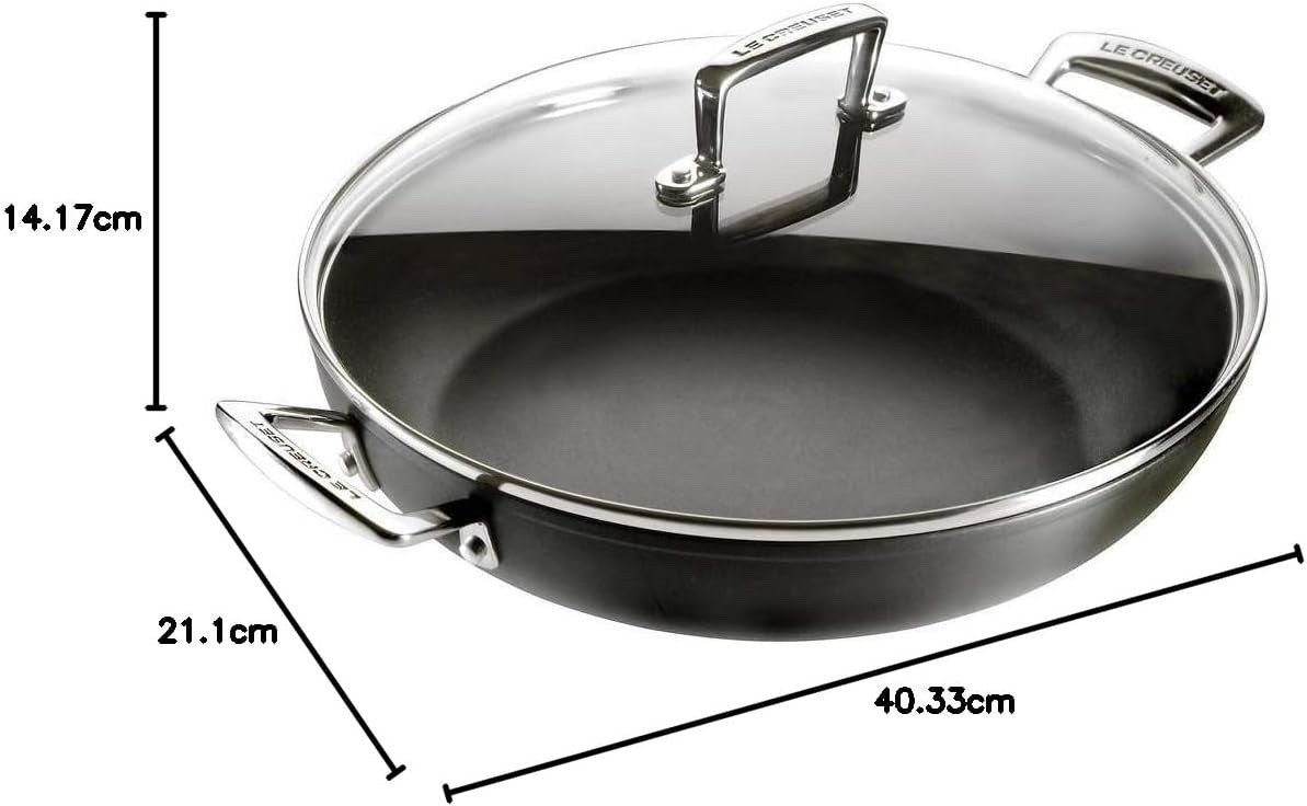30cm Toughened Non Stick Casserole with Glass Lid – Oven & Induction Safe