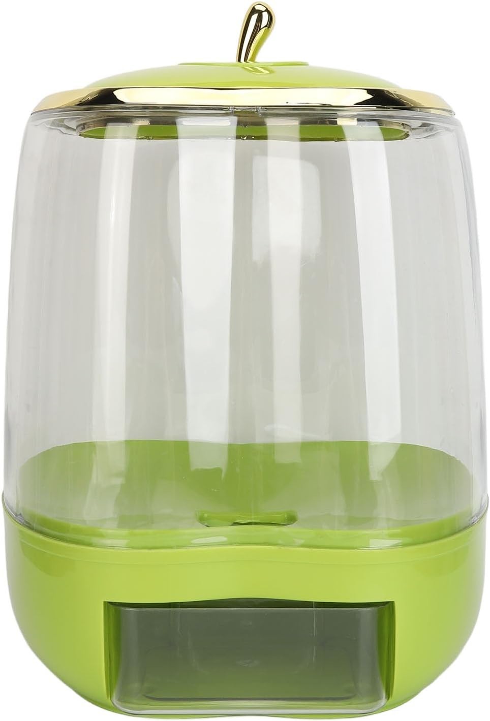 10KG Airtight Rice Storage Compartment Transparent Grain Container