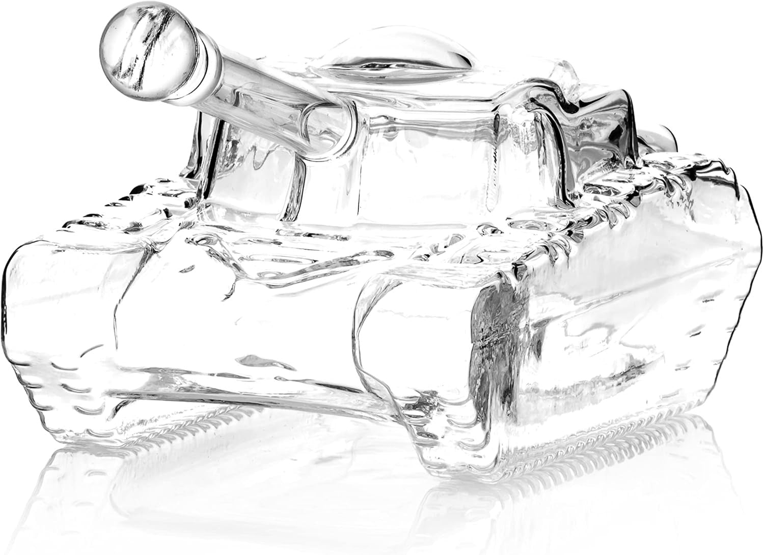 Tank Design Whiskey Decanter 1000ml – Unique Gift for Home Bar & Drinks Display
