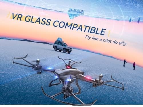 2K HD Drone Quadcopter Adults Kids Gesture Voice Control VR Ready RC