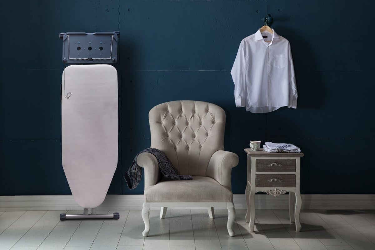 Extra Wide Ironing Board Shoulder Wings Height Adjustable Heavy Duty 160x56cm