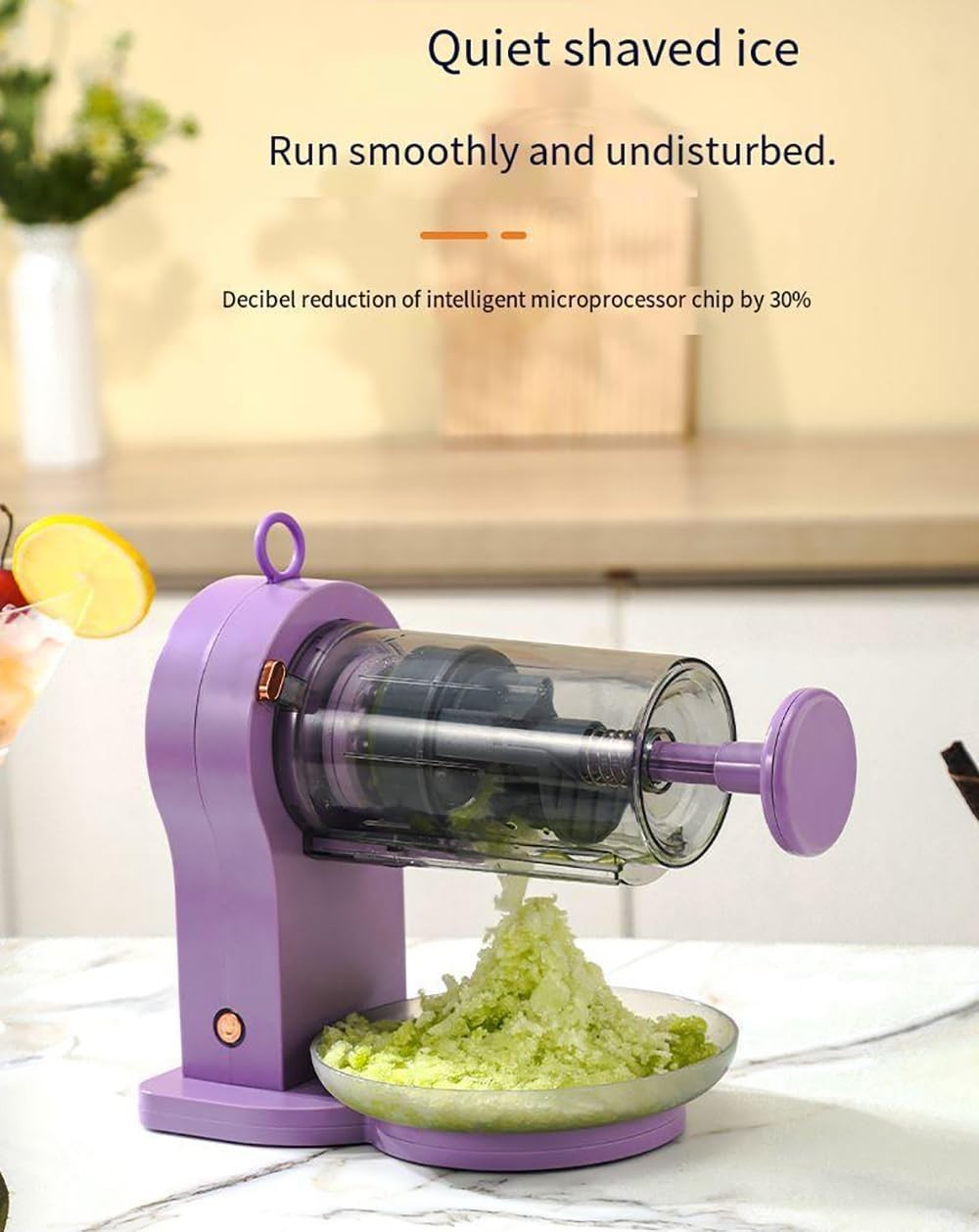 Electric Ice Shaver Snow Cone Maker Slushie Machine Crusher Home Party