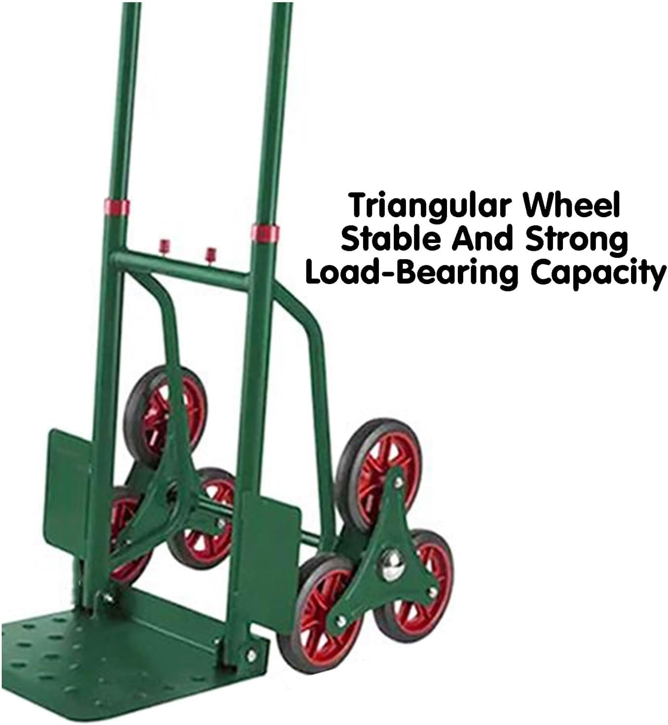Heavy Duty Stair Climbing Hand Truck 350kg 6 Wheel Trolley Cart