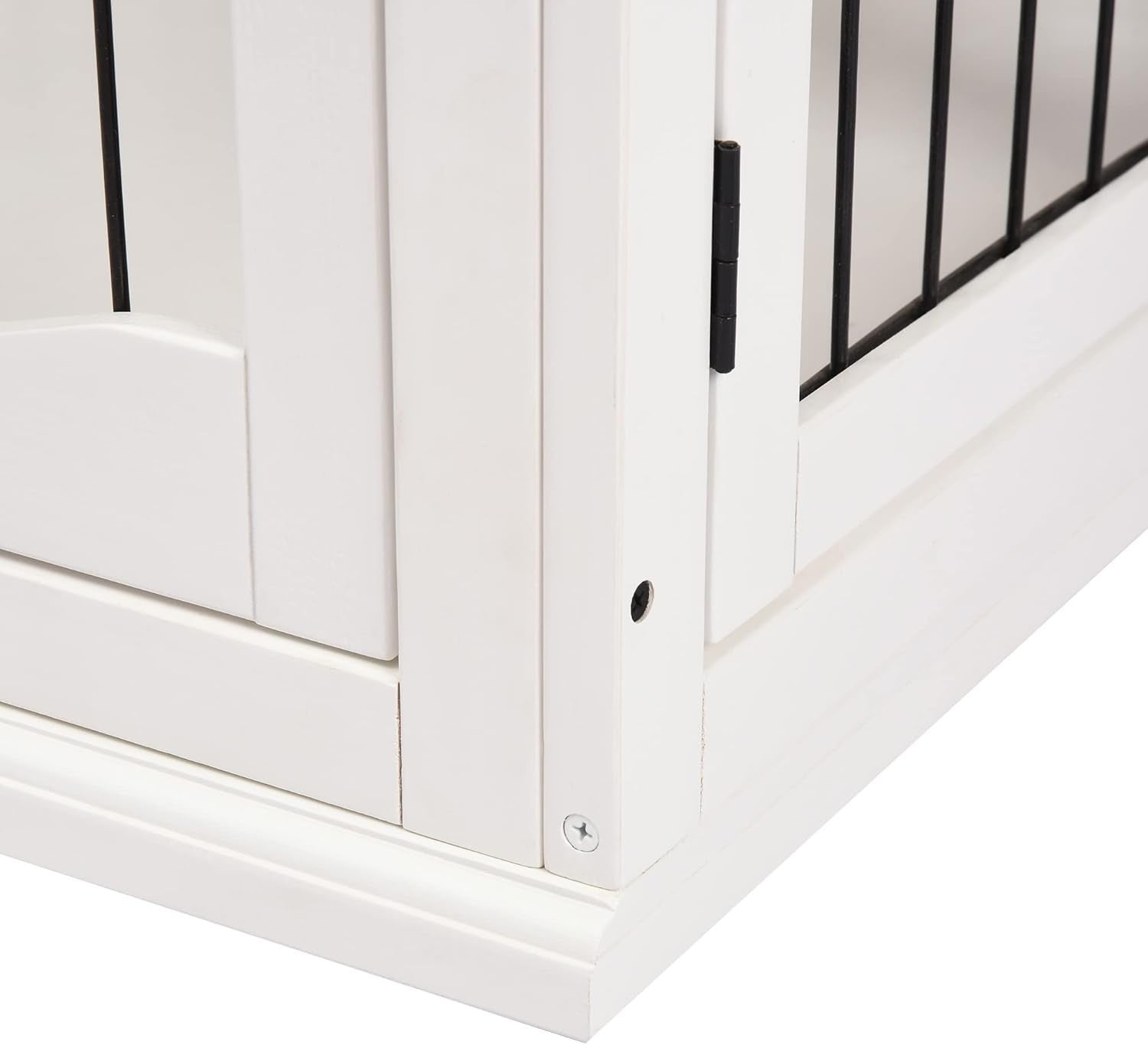Stylish Indoor Dog Crate Table with 3 Doors, Secure & Spacious 81x58.5x66cm