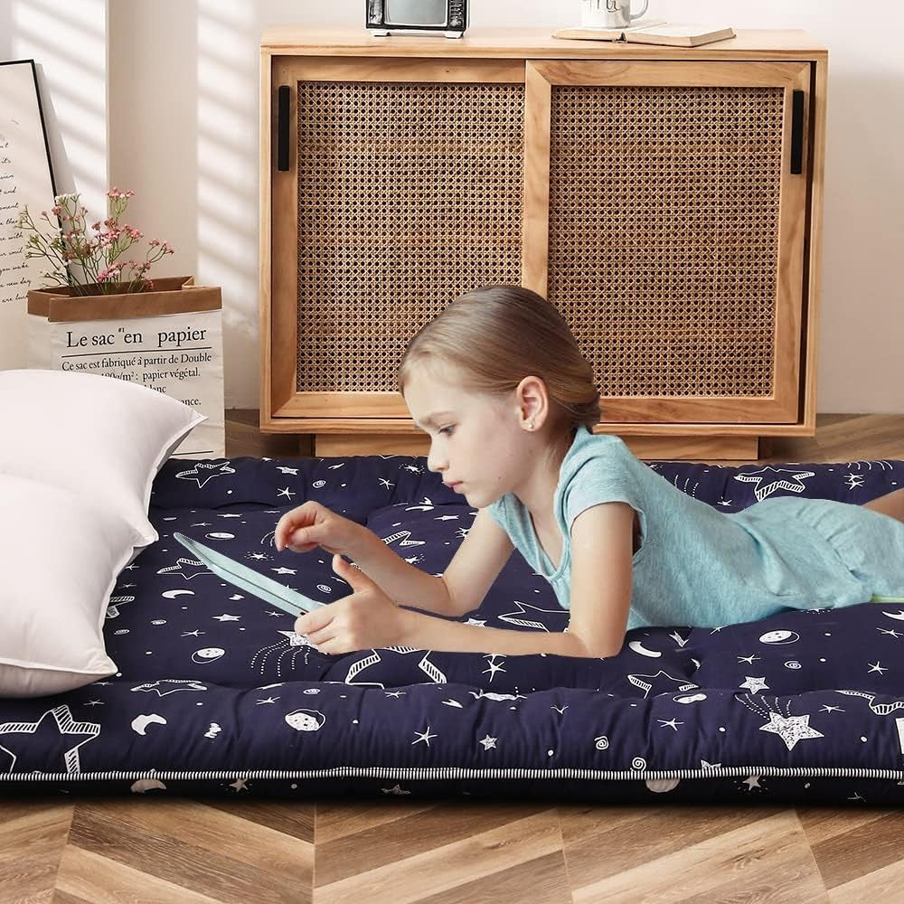 Japanese Floor Futon Mattress Single Roll Up Bed Thick Tatami Foam