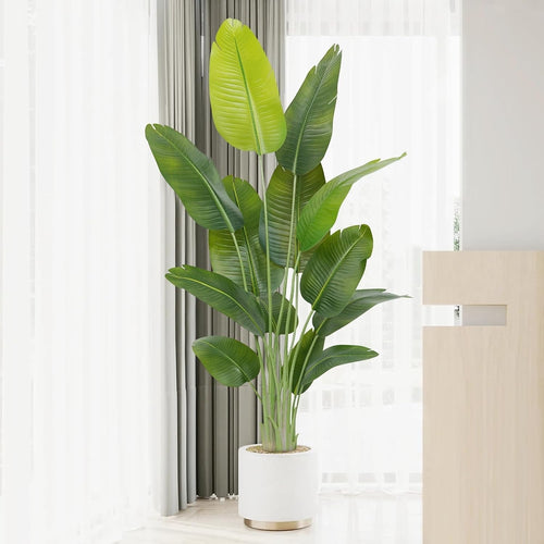 Bird of Paradise Plant 180cm Lifelike Indoor Potted Tropical Banana Tree Decor