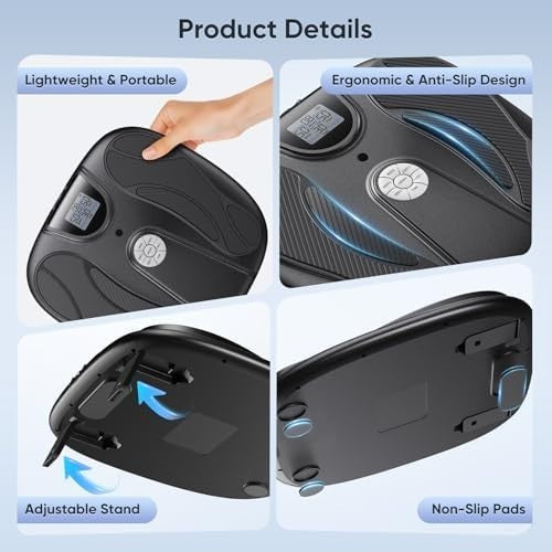 EMS TENS Foot Circulation Machine Pain Relief Stimulator 99 Levels