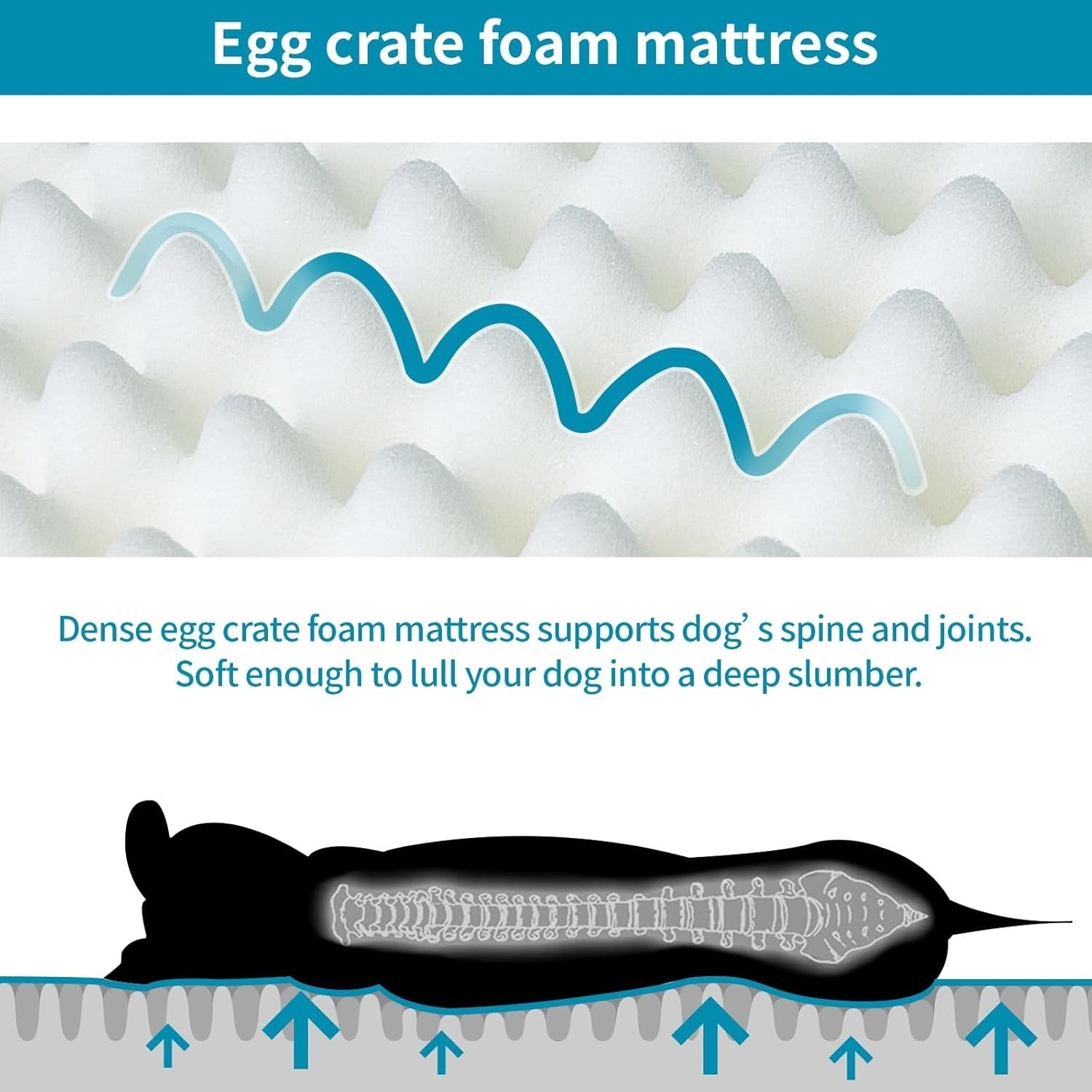 XL Waterproof Orthopedic Dog Bed 120x75x7.5cm Washable Brown