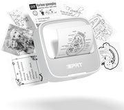 Mini Bluetooth Sticker Thermal Printer Portable Pink