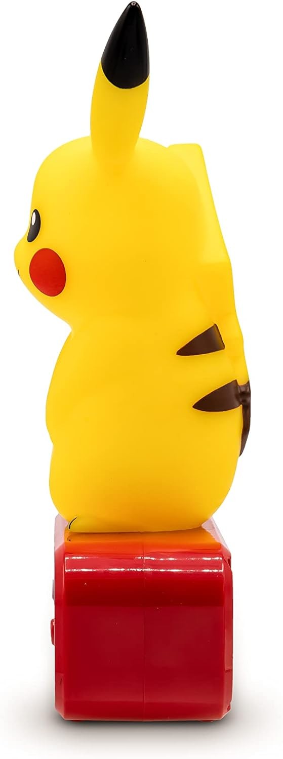 Yellow Character Light Up Alarm Clock LED Display Kids Bedside Gift
