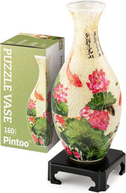 3D Puzzle Flower Vase 160 Piece Translucent Lotus Decorative Home Gift