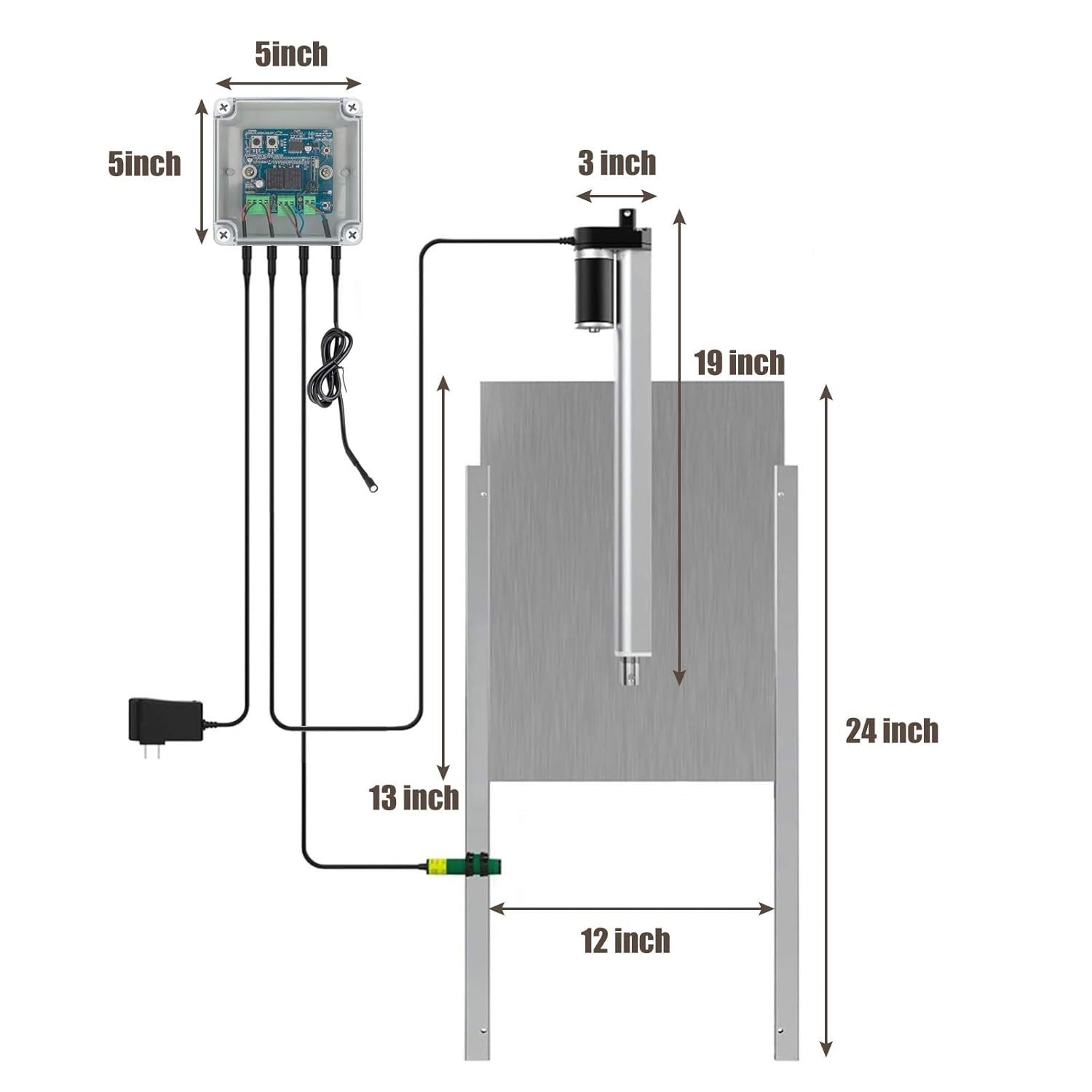 Automatic Chicken Coop Door Opener Light Sensor Remote