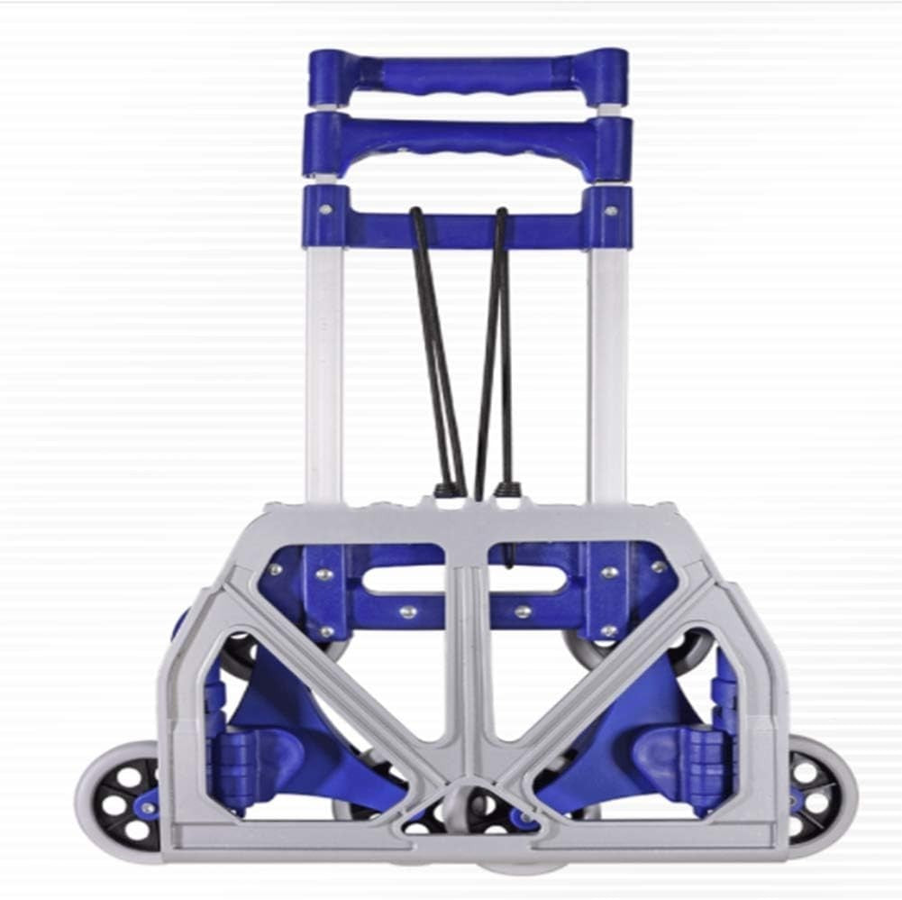 Aluminium Stair Climbing Hand Truck Folding 6 Wheel All Terrain Trolley