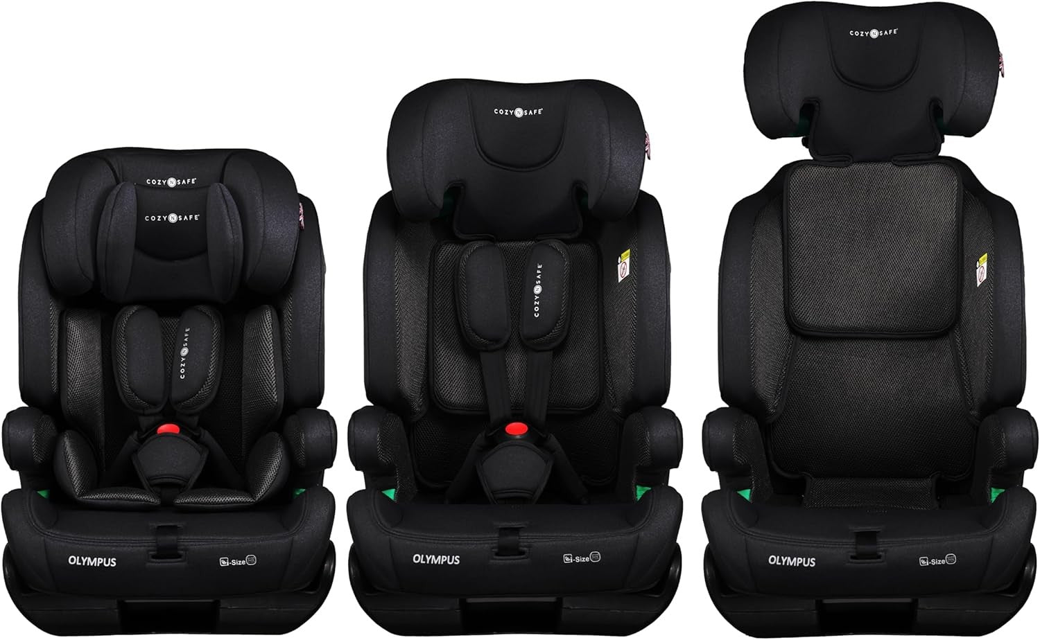 i-Size Toddler Car Seat ISOFIX High Back Booster 15 Months–12 Years