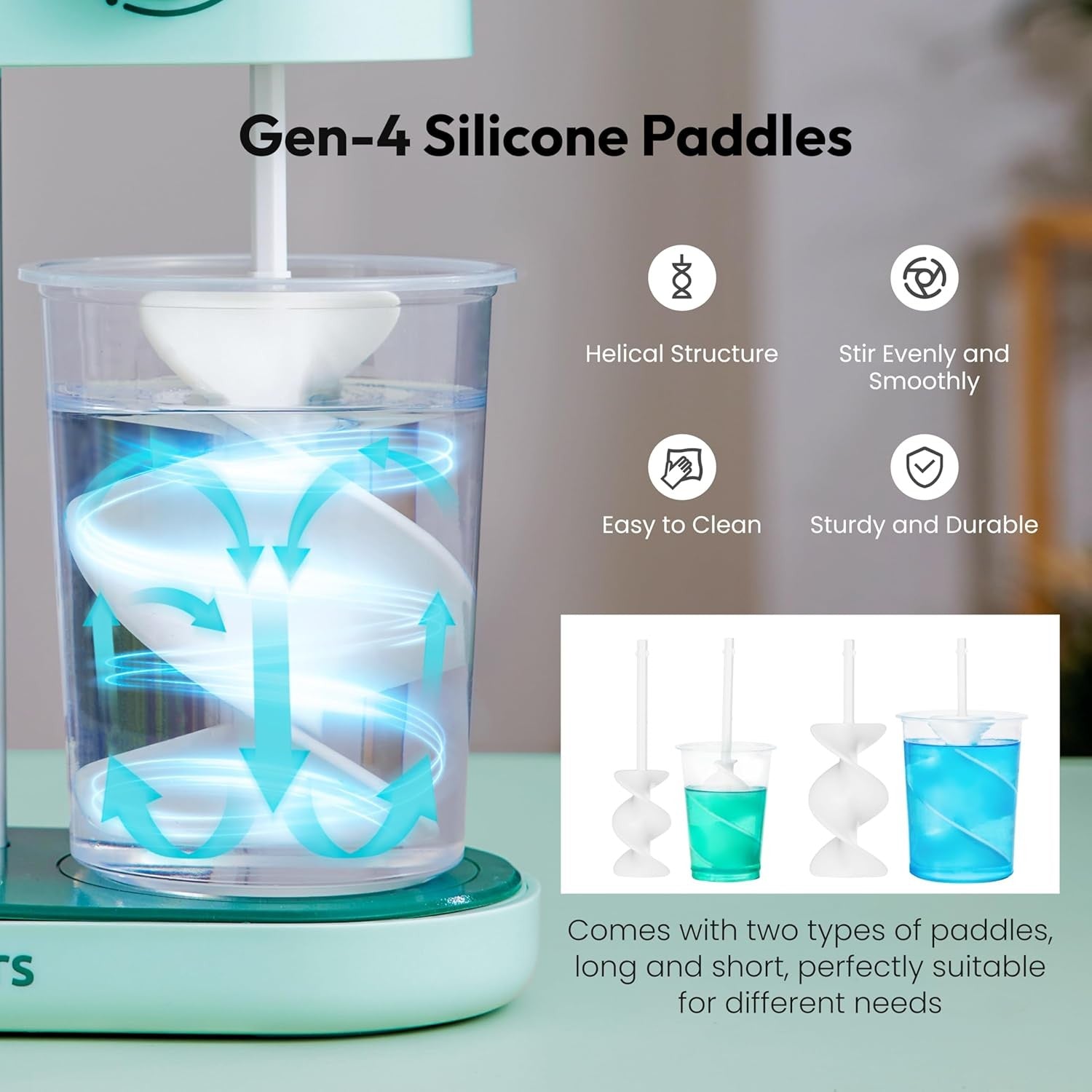 Dual Head Resin Mixer Electric Epoxy Silicone Paint Stirrer Hands Free